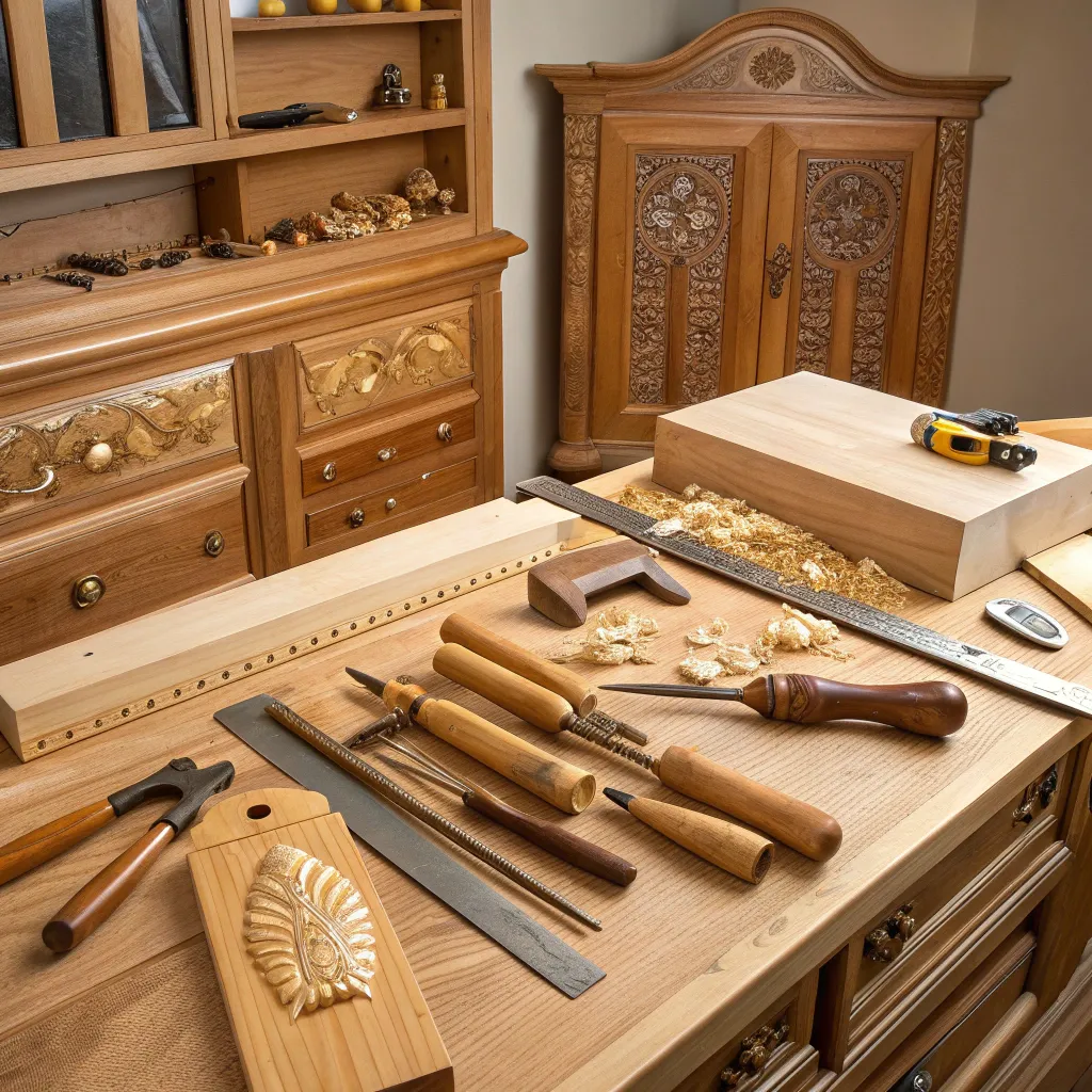 Woodworking tools and cabinet designs